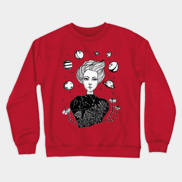 Mystery Crewneck Sweatshirt by rosana art